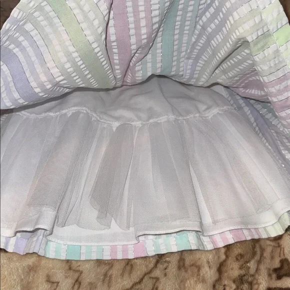 π€BONNIE JEAN PASTEL EASTER DRESS SIZE 4Tπ€ - Picture 7 of 9